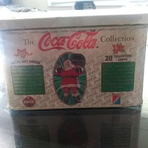 SEALED Coca Cola vintage metal art cards
